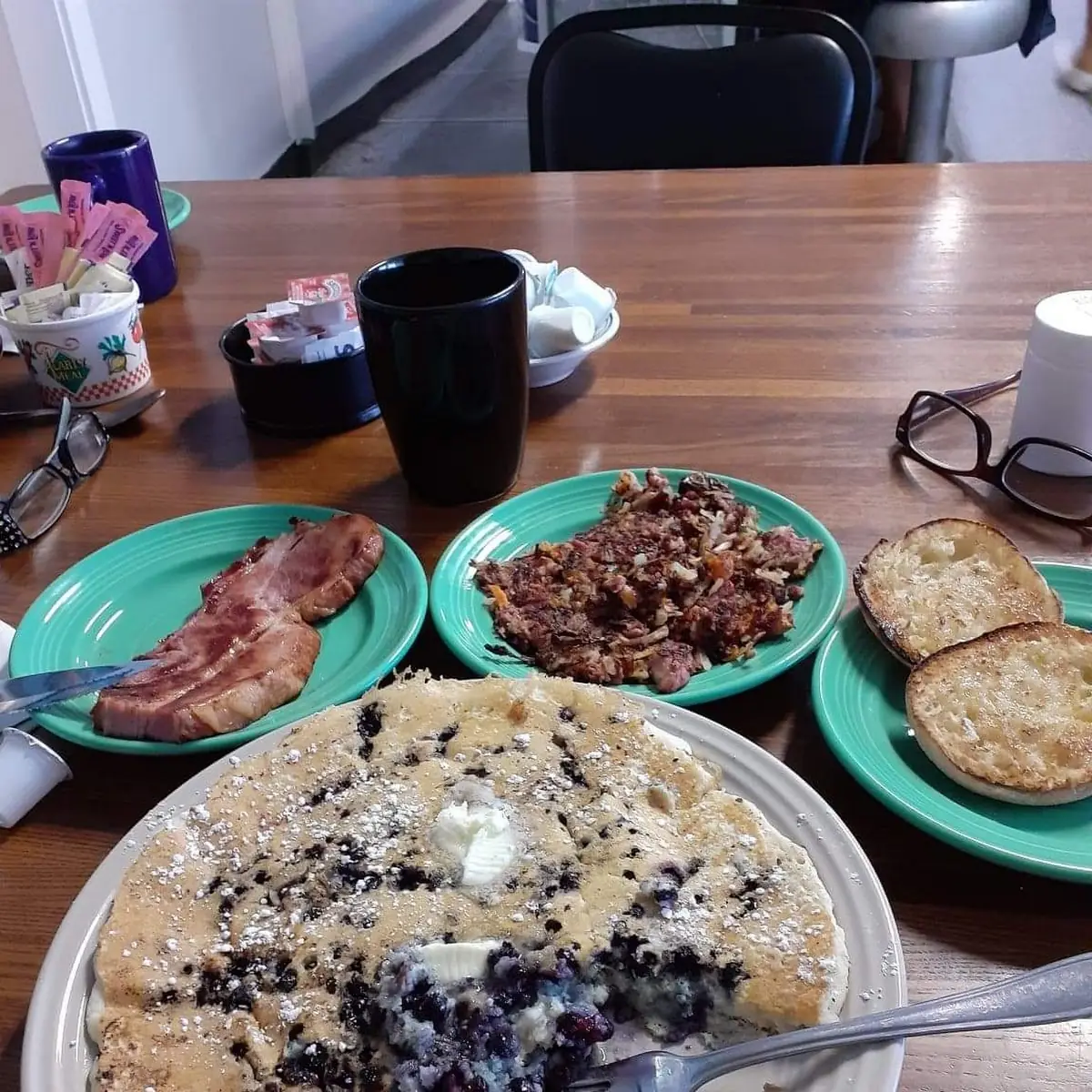 Blueberry Pancake Platter