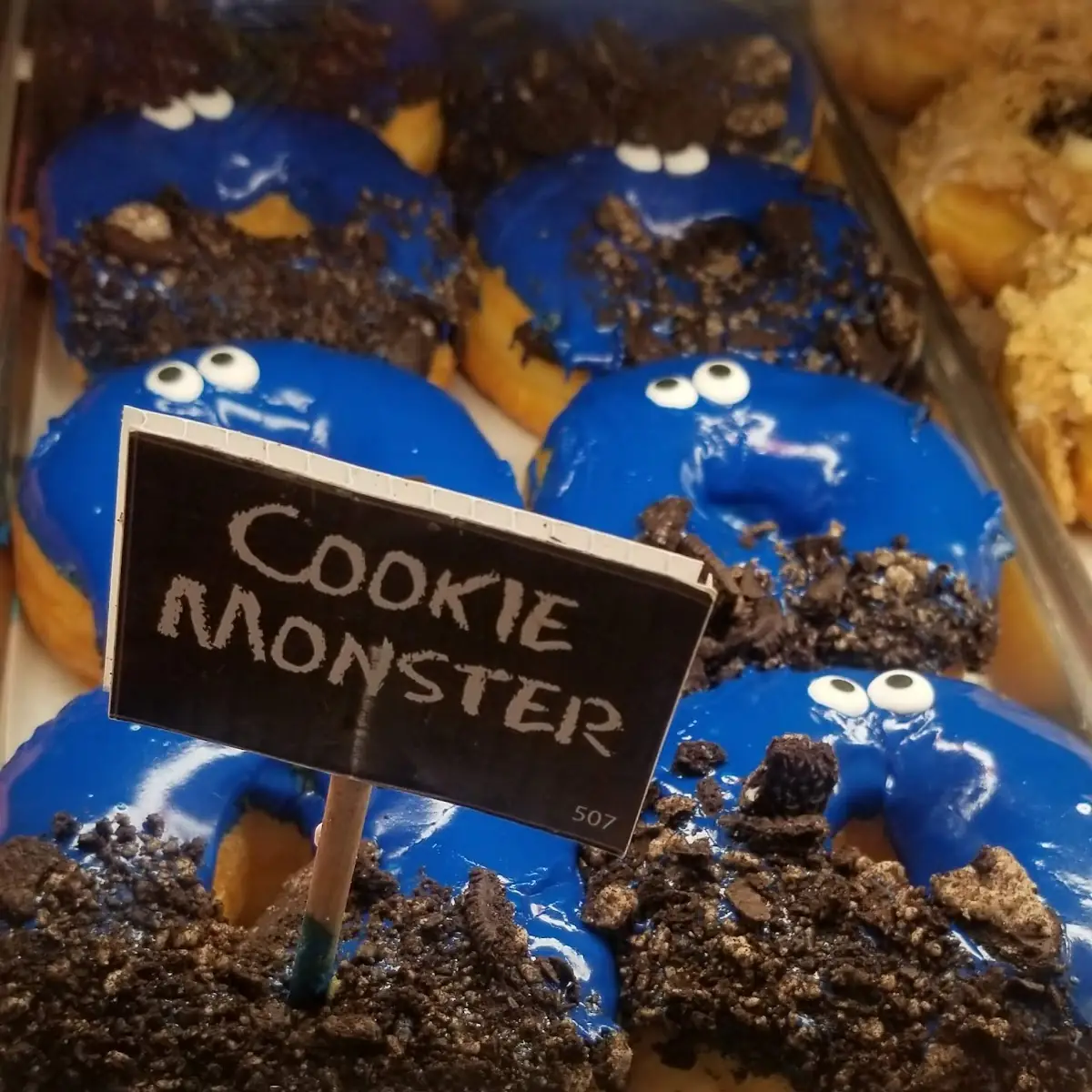 Cookie Monster Donuts