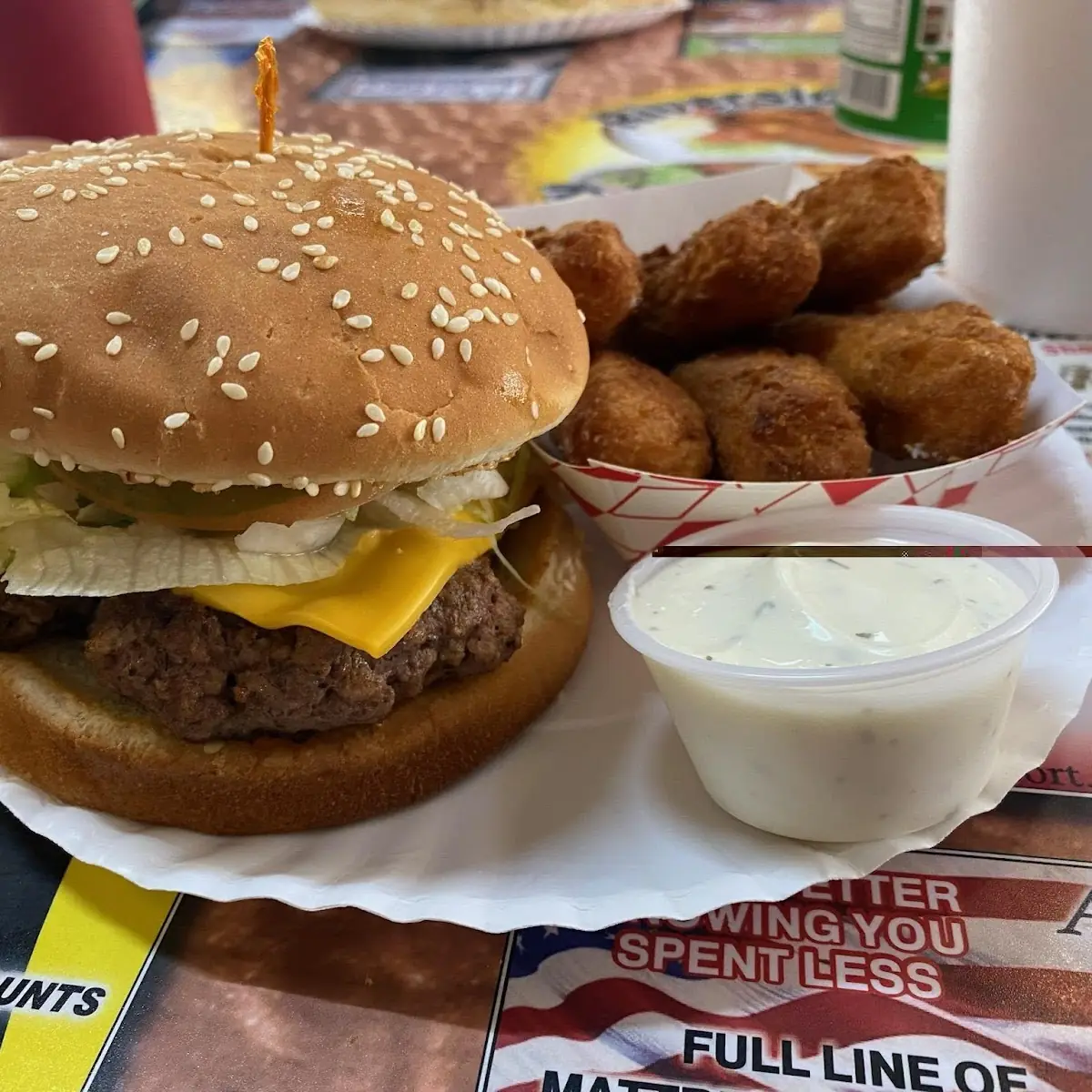 Cheeseburger Fried Mozzarella Sticks
