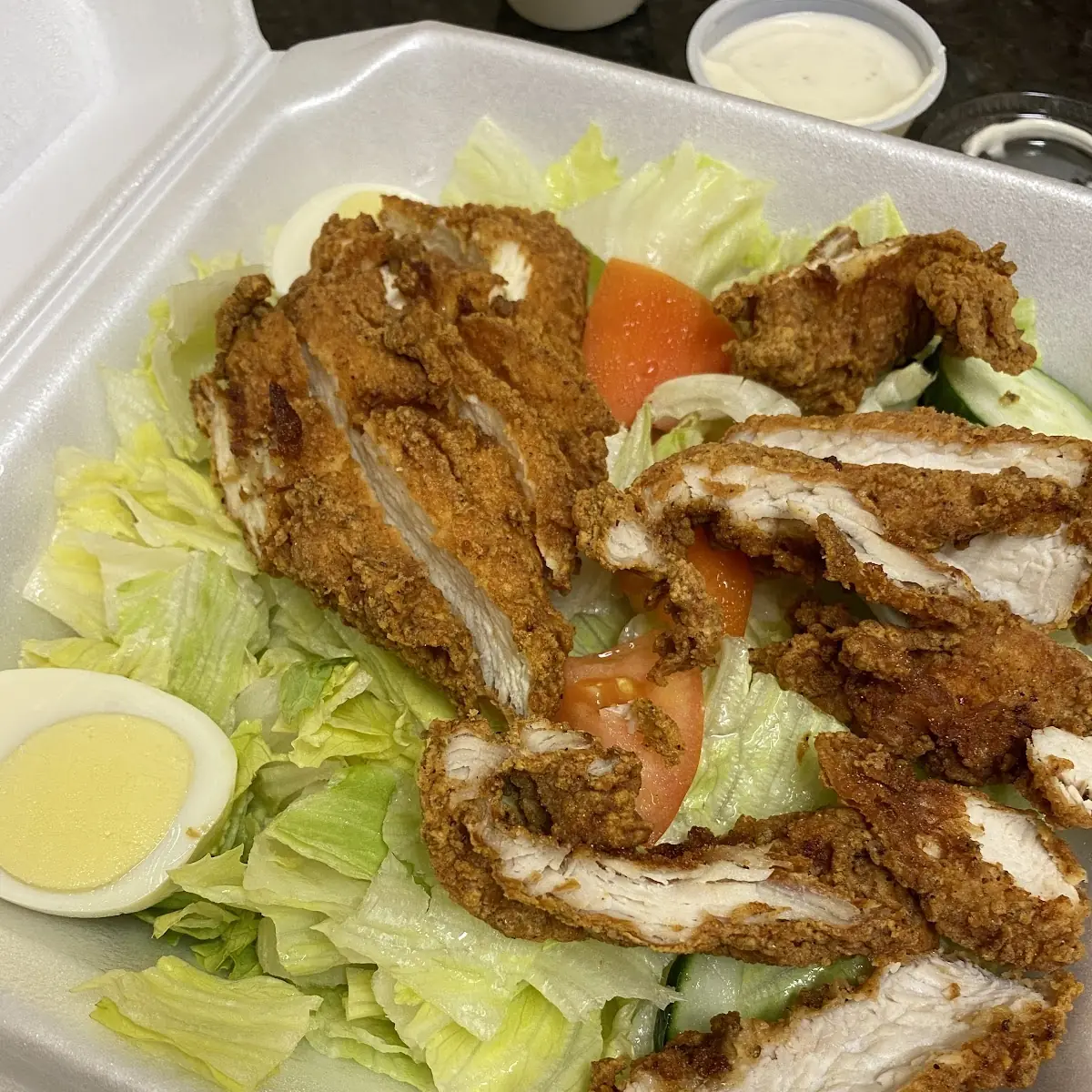 Grilled or Fried Chicken Salad