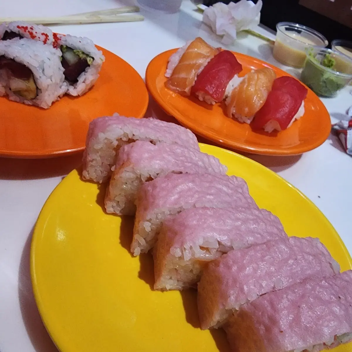 Conveyor Belt Sushi and Sashimi Combo