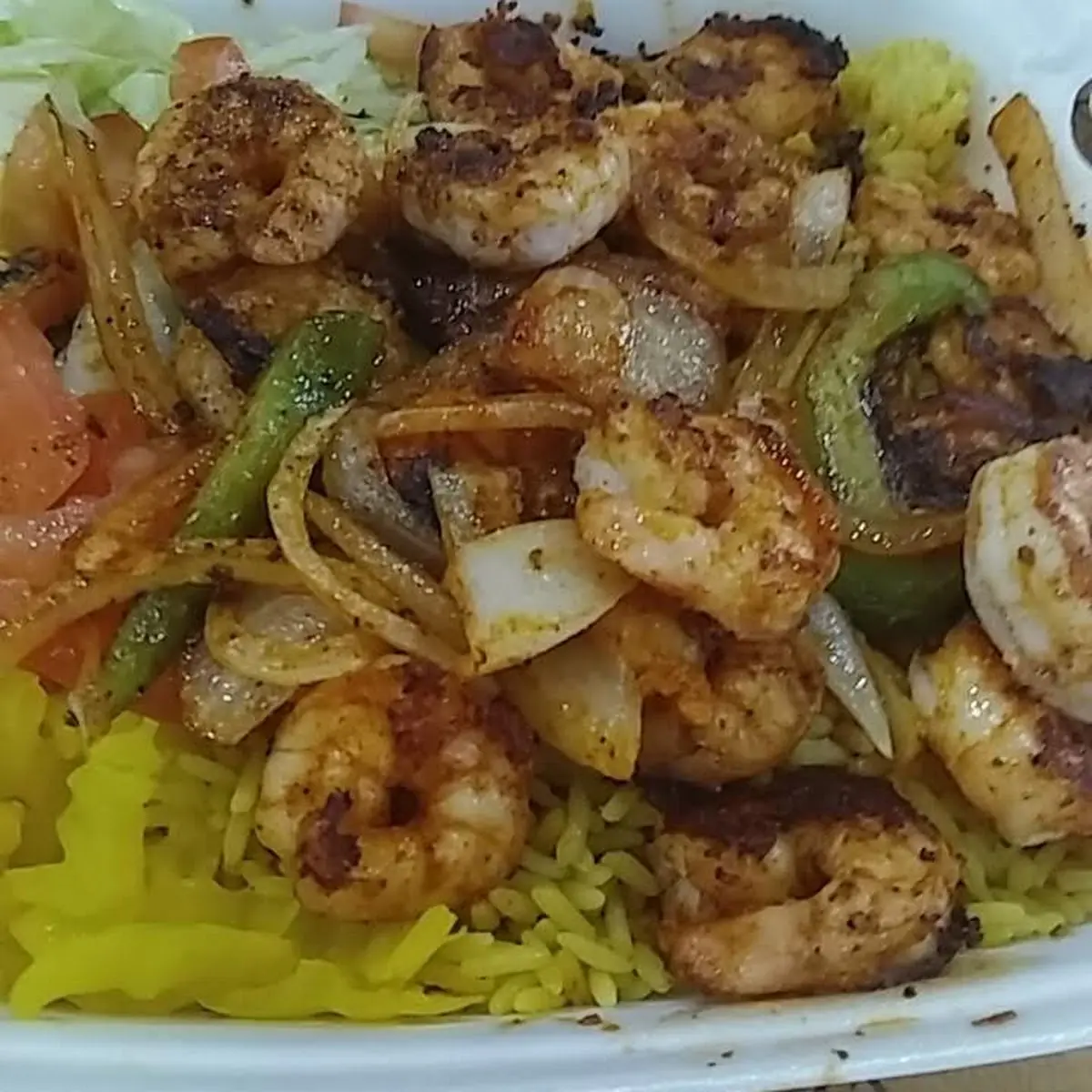 Grilled Shrimp Rice
