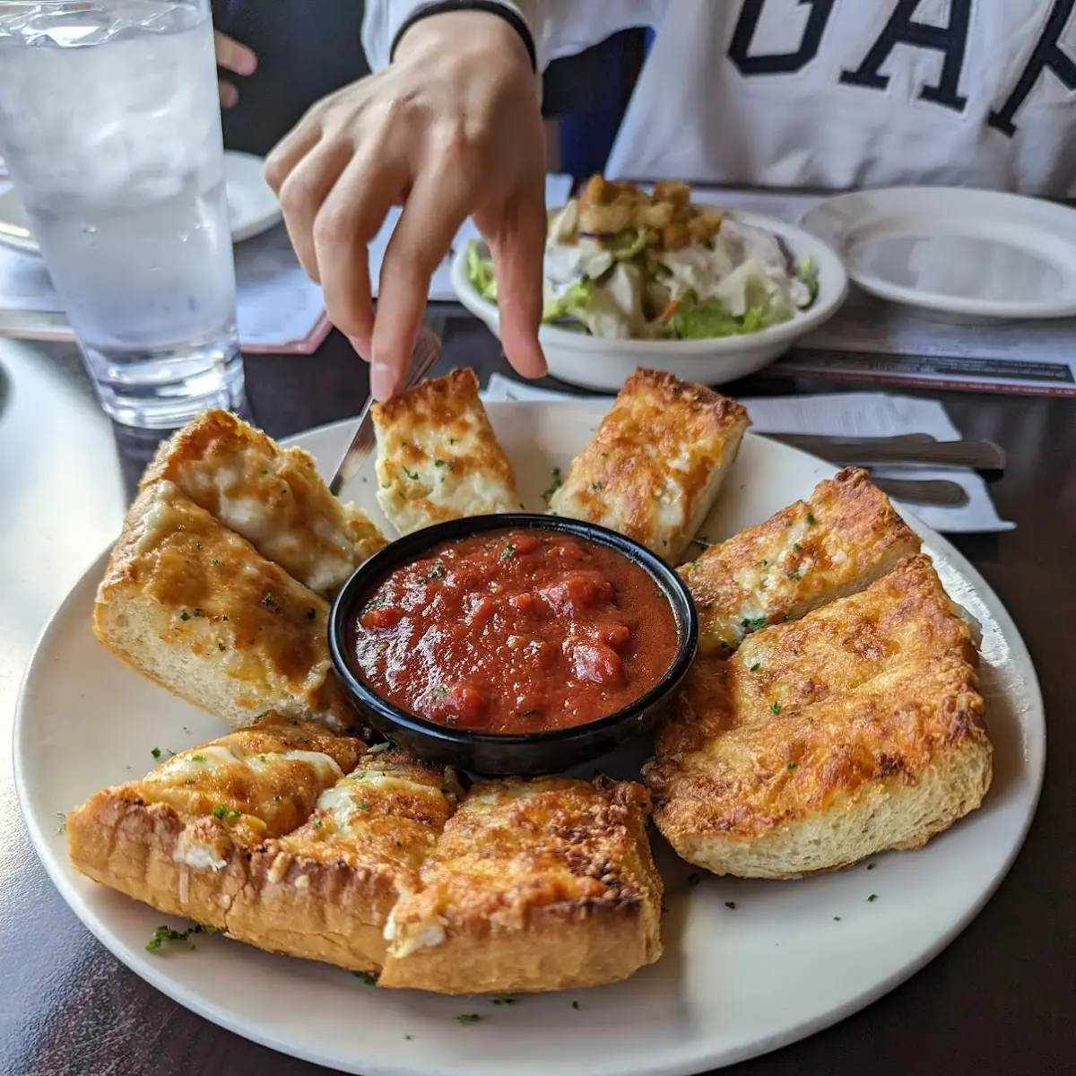 Sicilian Garlic Cheese Bread Appetizers