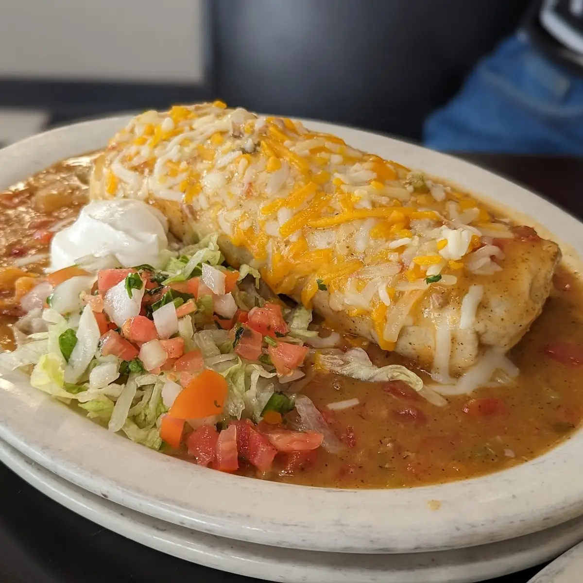 Smothered Breakfast Burrito