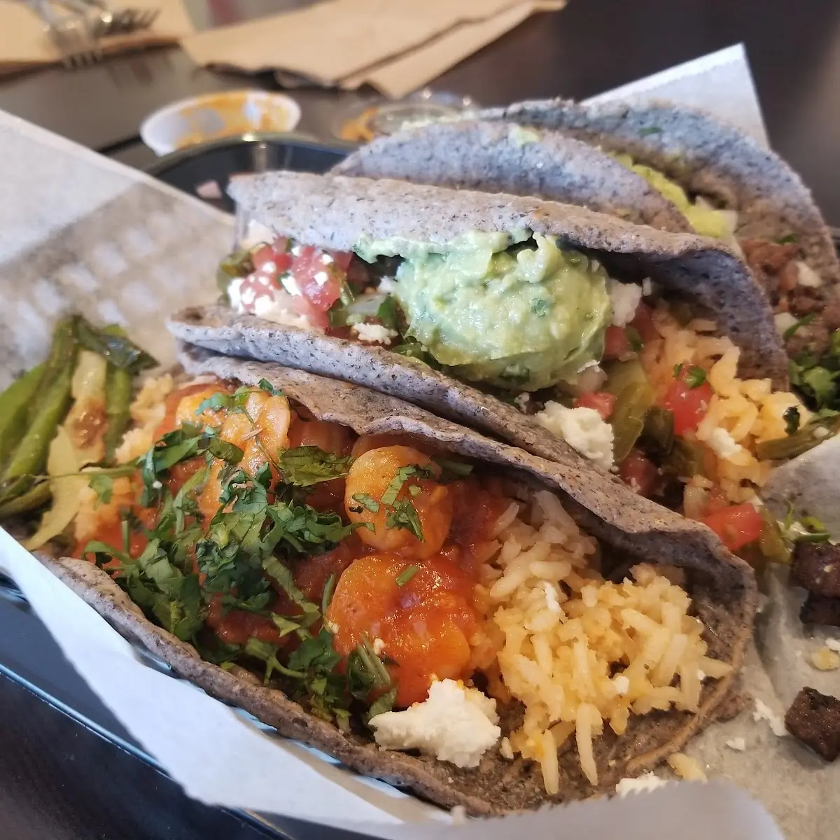 Tacos De Camarones Ala Diabla