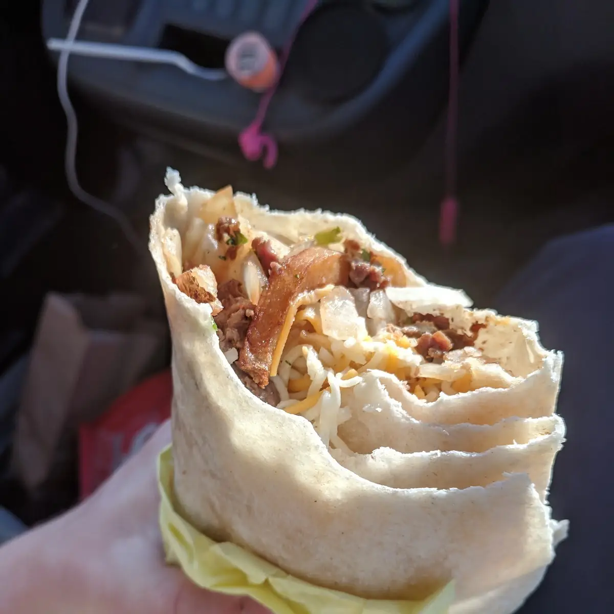 Kids Shredded Chicken Burrito