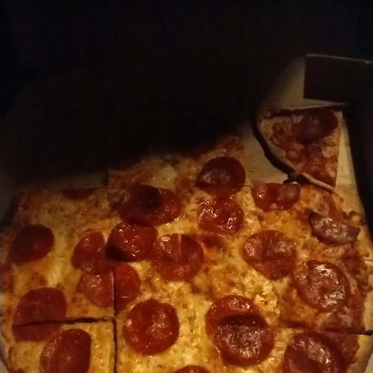 Thin Crust Pepperoni Pizza