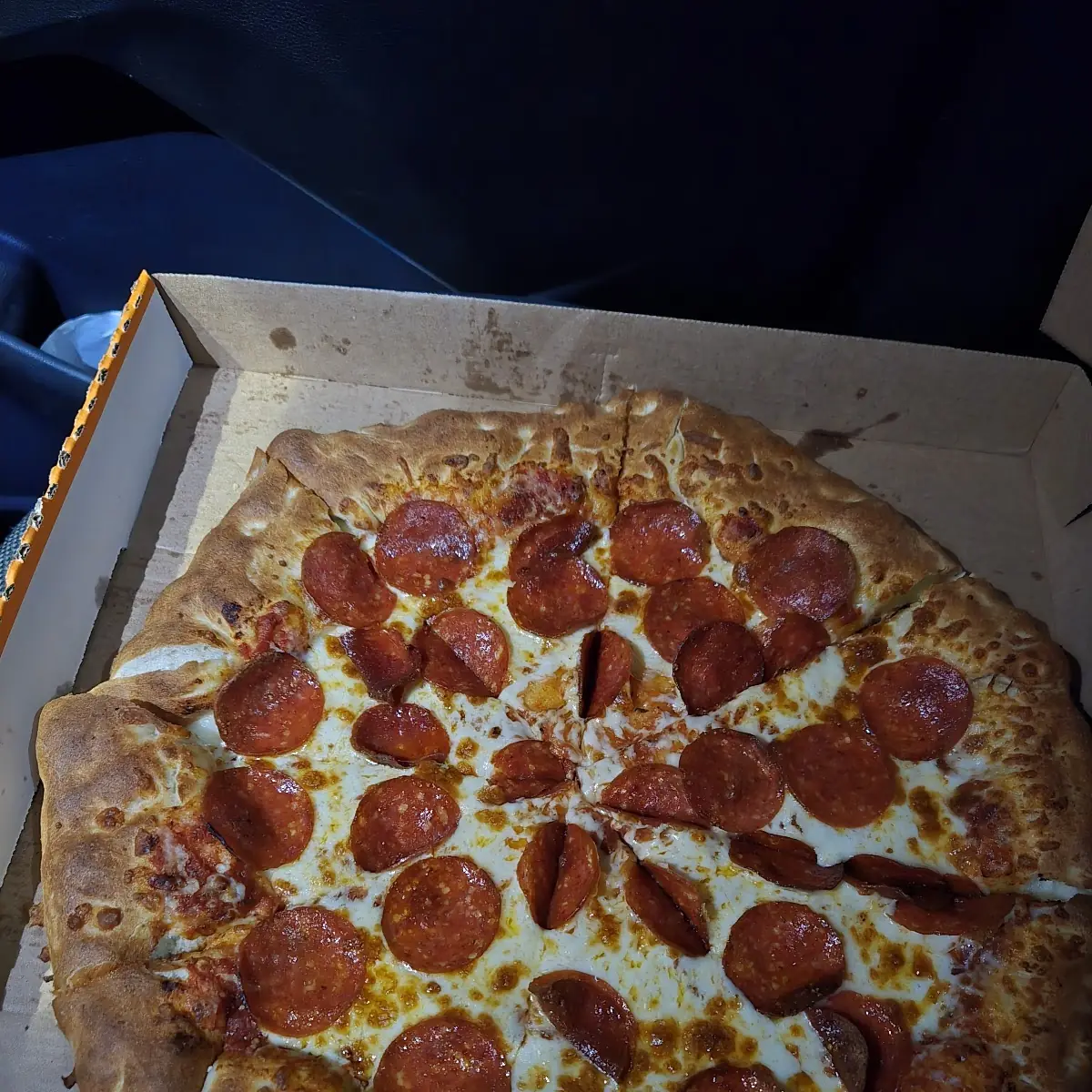 Stuffed Pretzel Crust with Pizza Sauce & Cheese