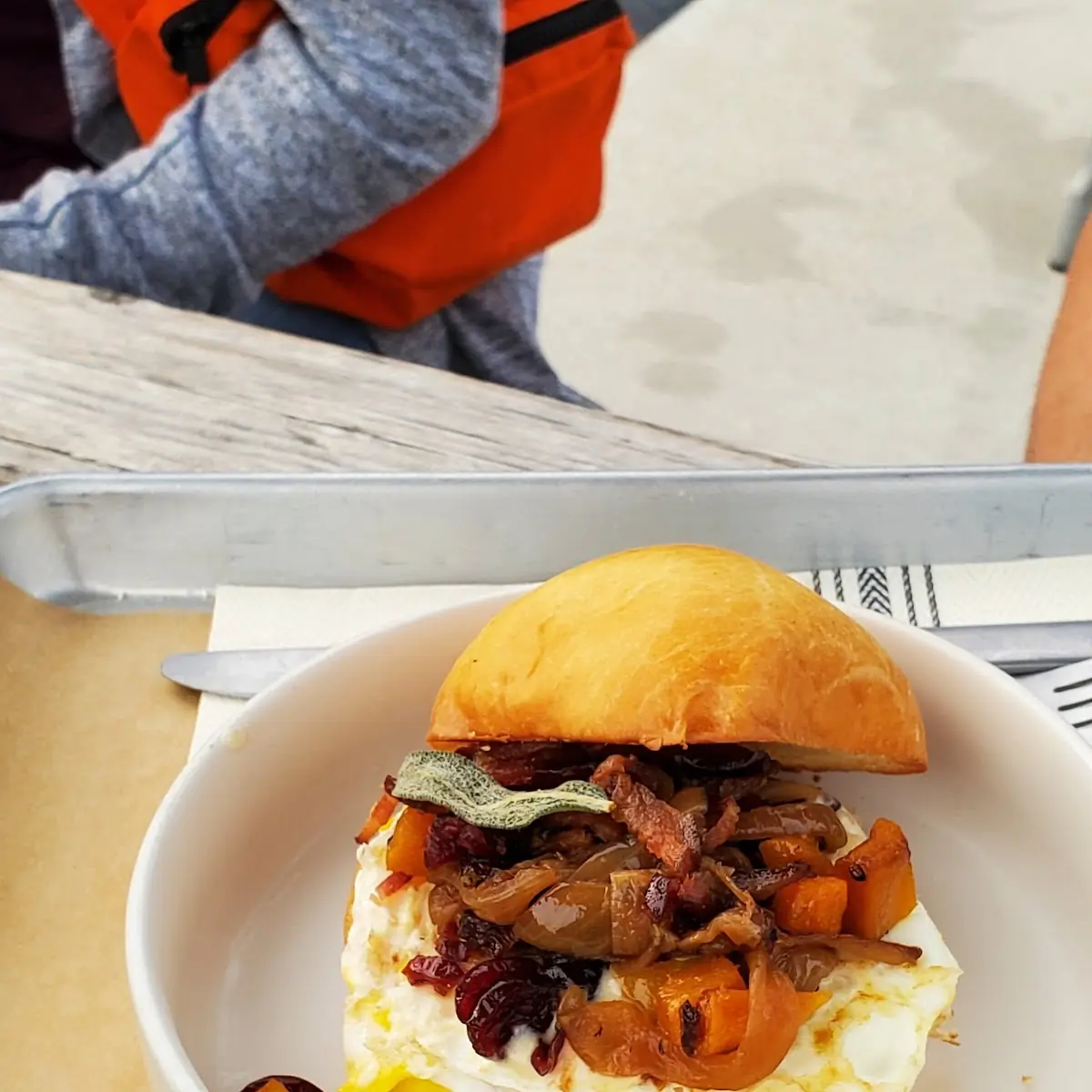 Roasted Butternut Squash Breakfast Sandwich