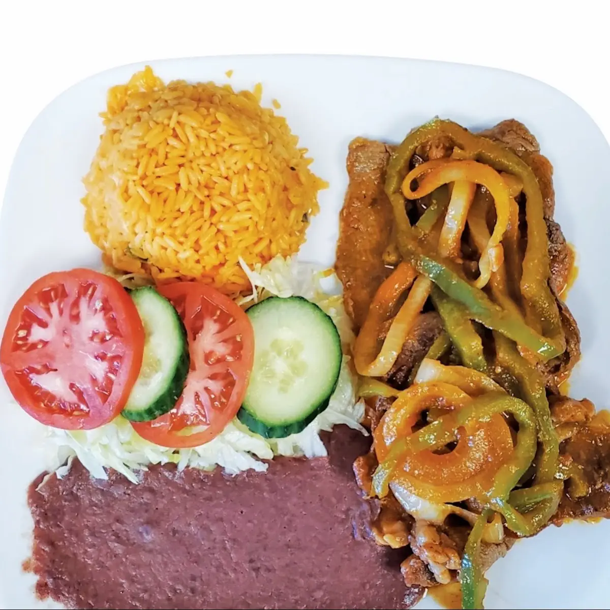 Bistec Encebollado Steak