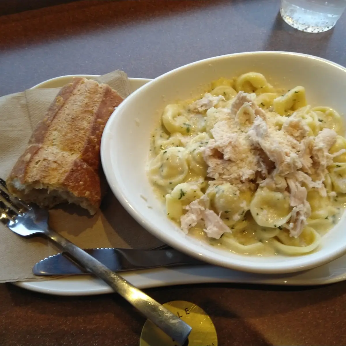 Tortellini Alfredo with Chicken