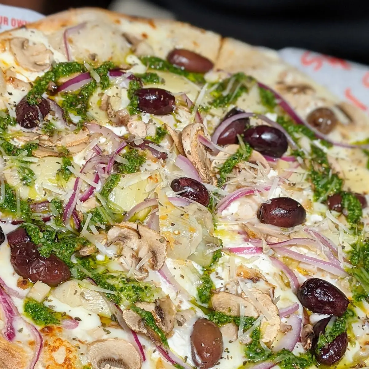 Prosciutto and Mushrooms Pizza