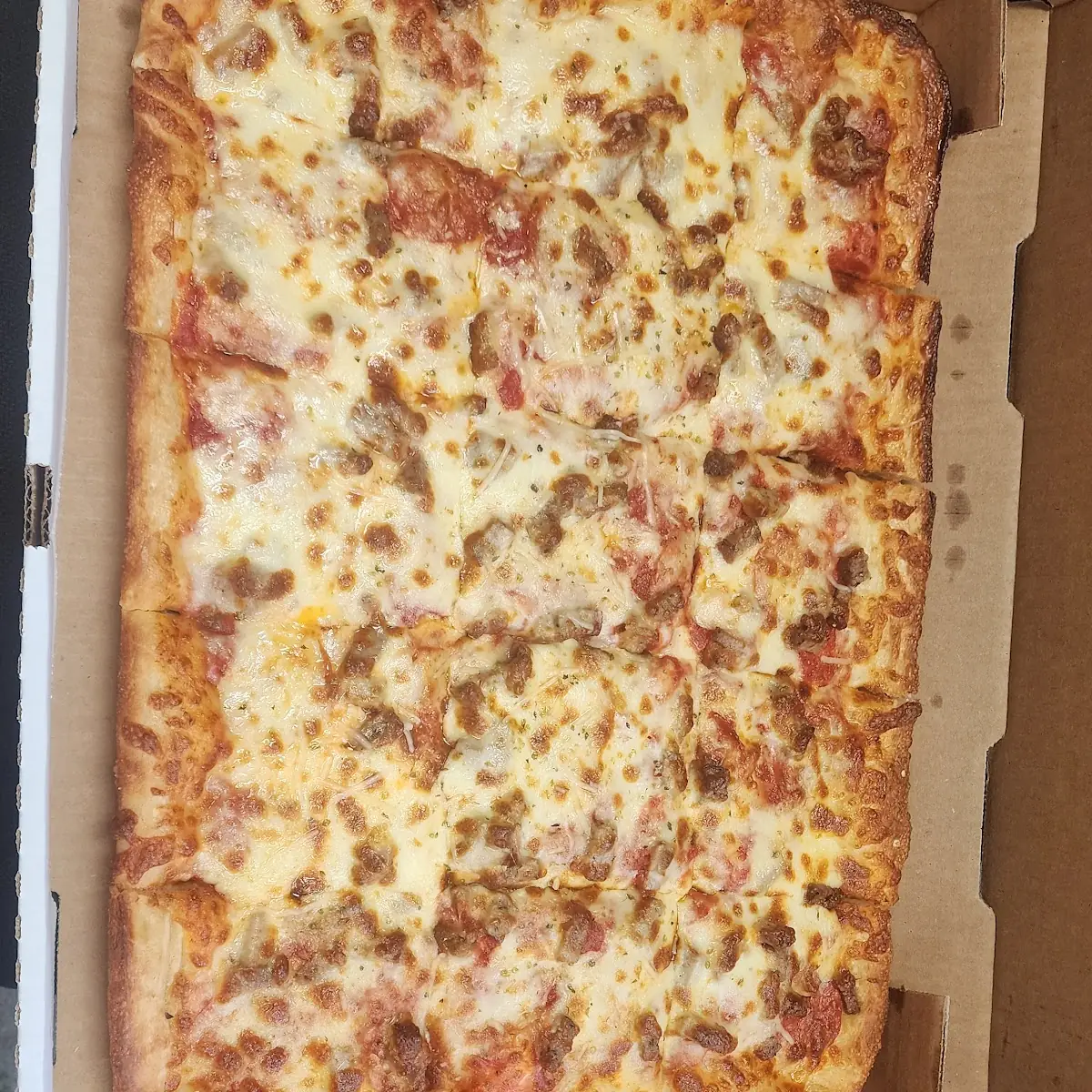1 2 Sheet 15 Square Slices Cheese Pizza