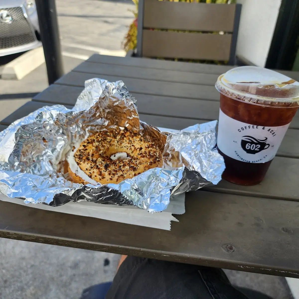 Everything Bagel with Cream Cheese