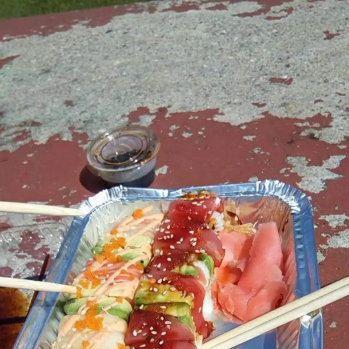 Left Rainbow Roll Right Phoenix Roll