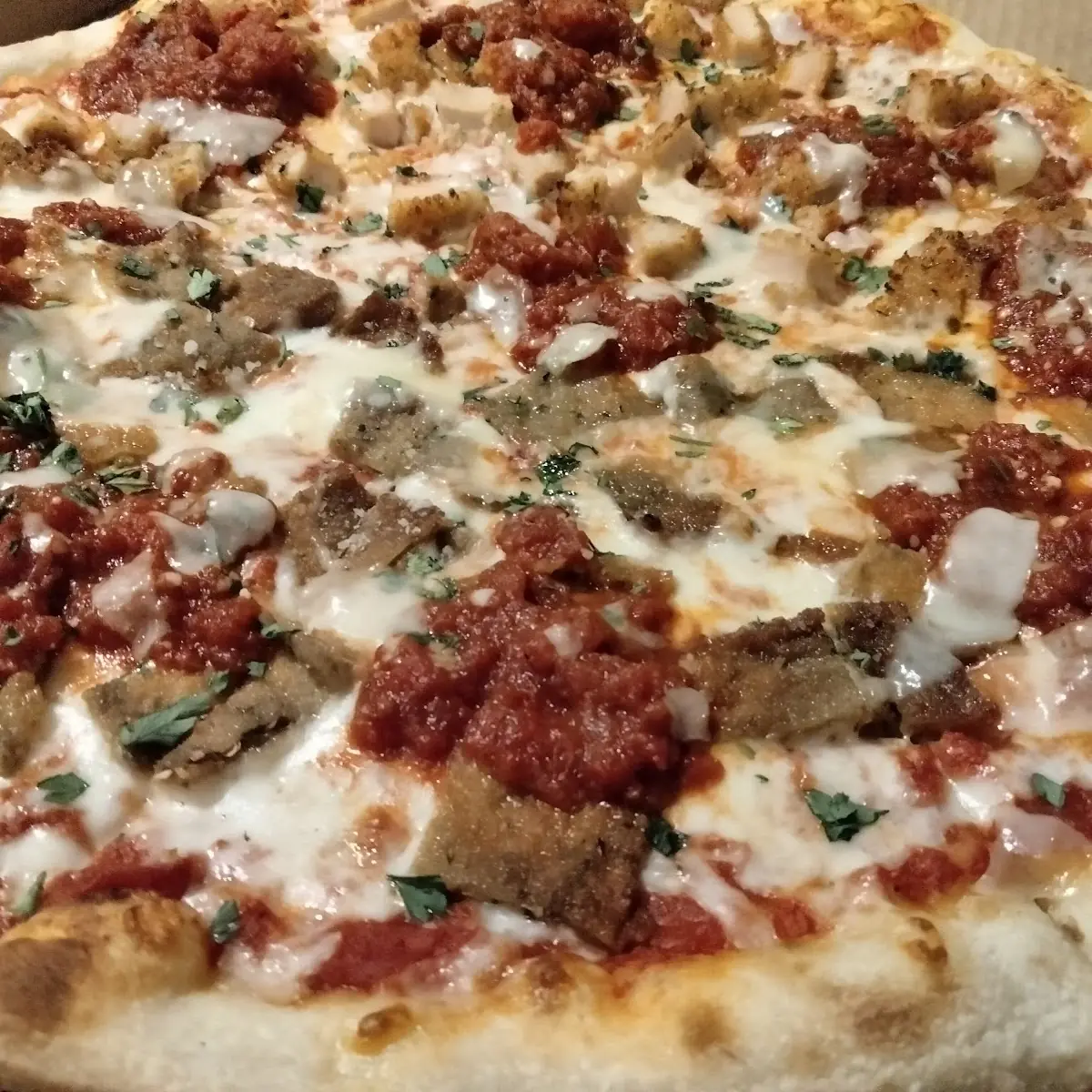 Eggplant Parm Pizza