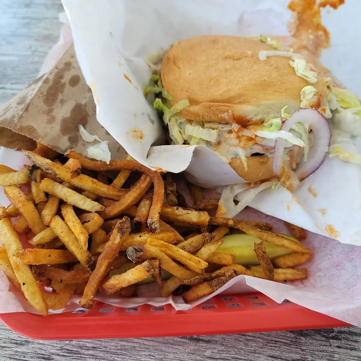 Buffalo Blue Cheese Burger