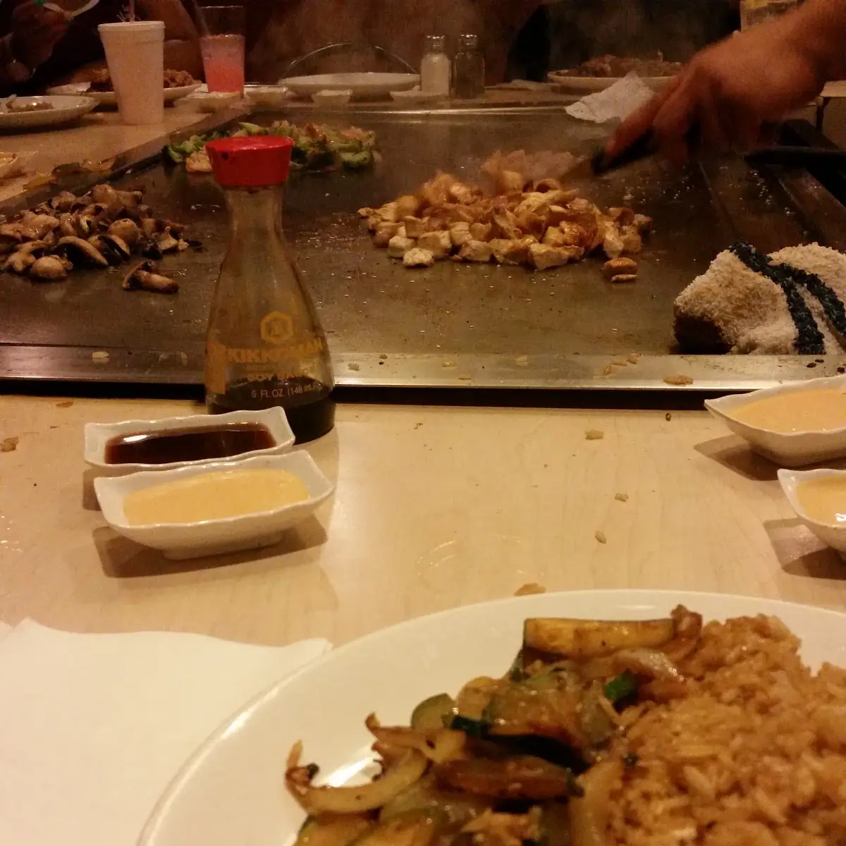 Stir Fried Vegetables Fried Rice Chicken