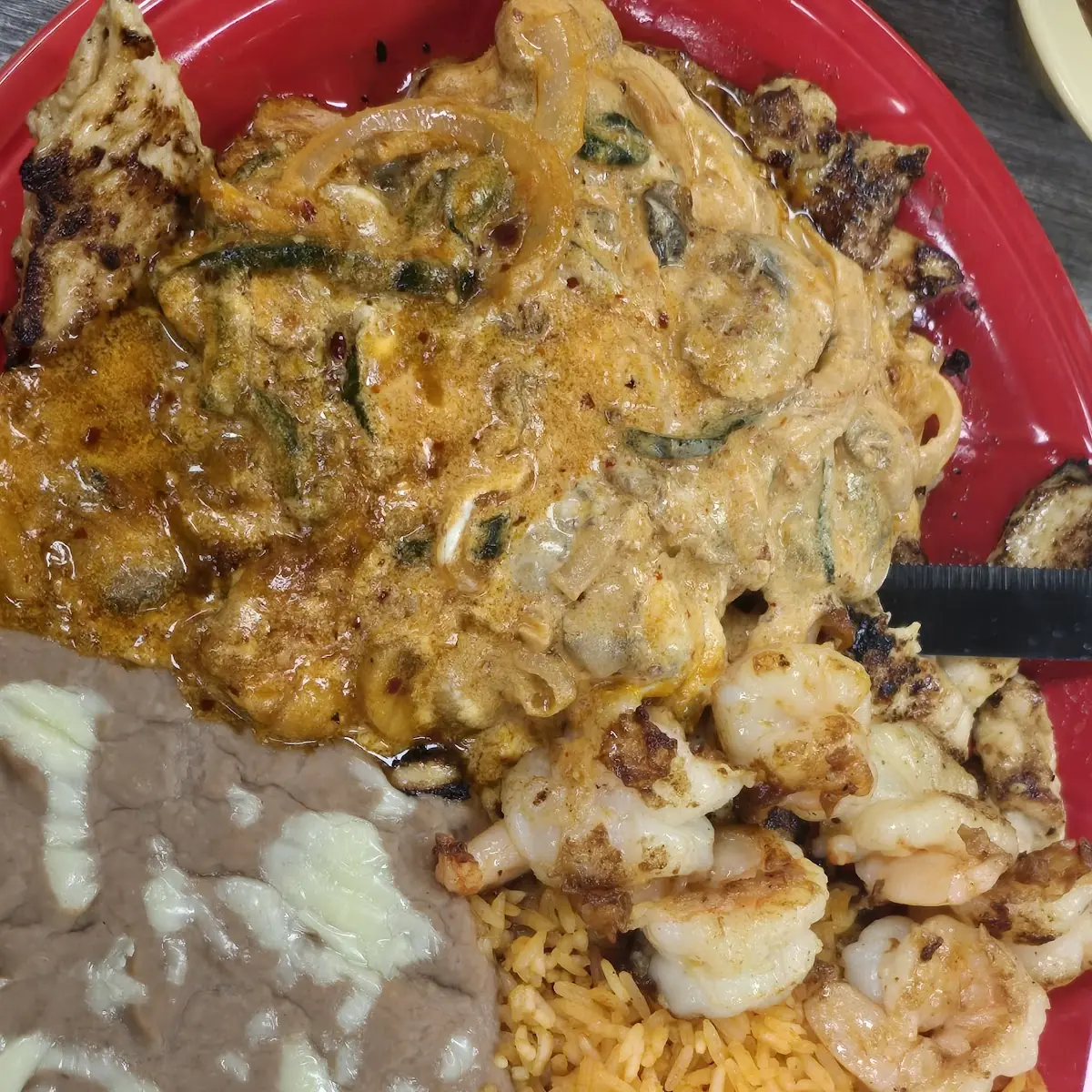 Chipotle Chicken with Extra Shrimp