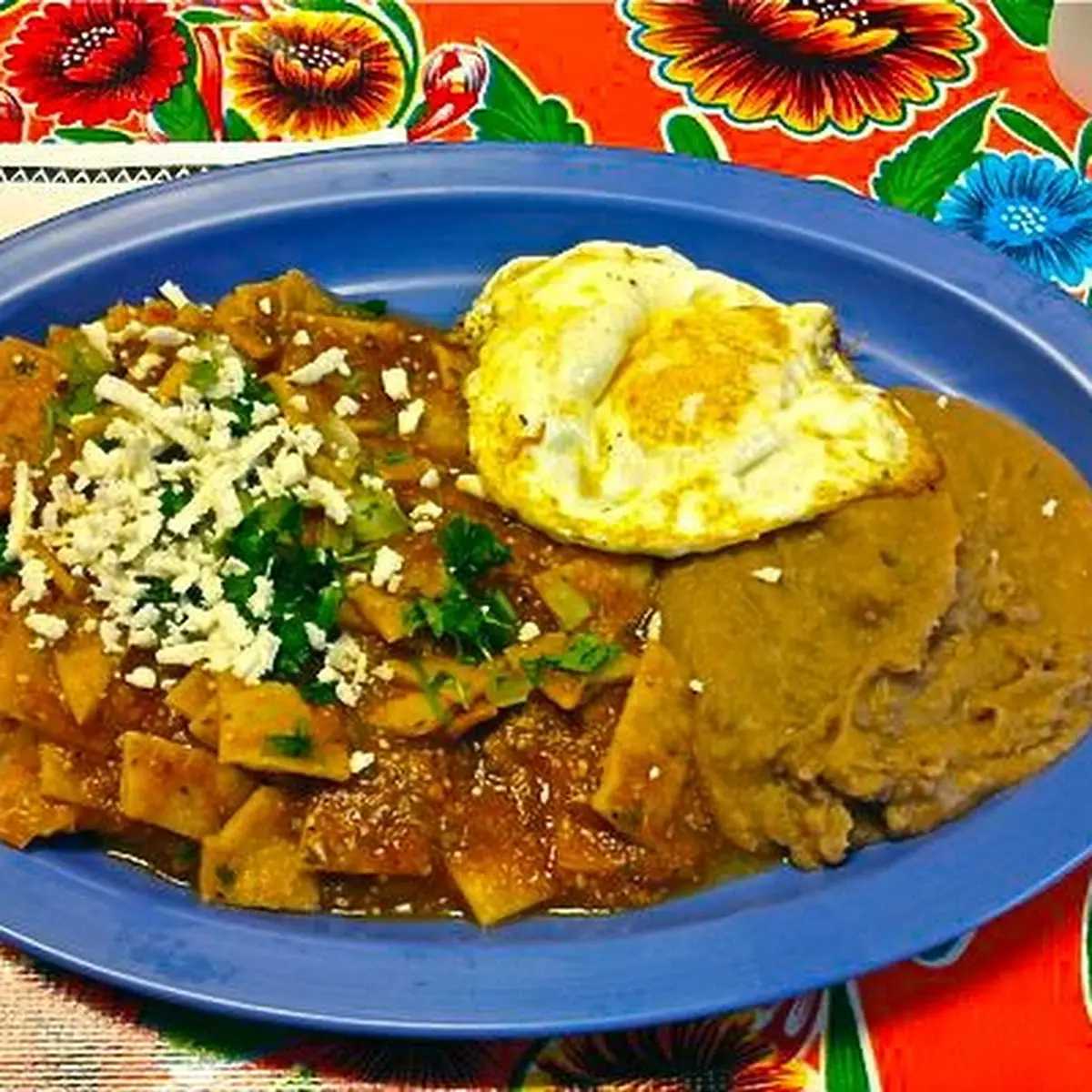 Chilaquiles Breakfast Plate