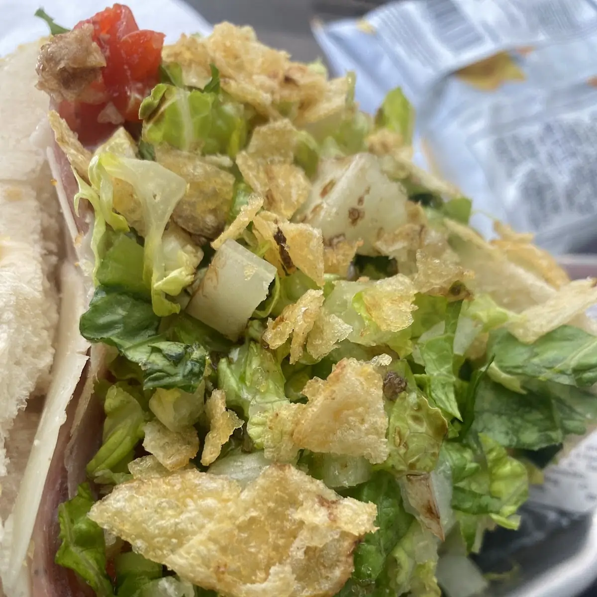 Grilled Chicken Caesar Salad Wrap