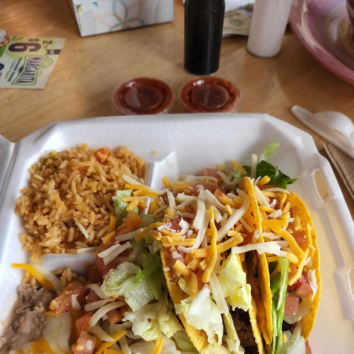 Crispy or Soft Taco Plate 3