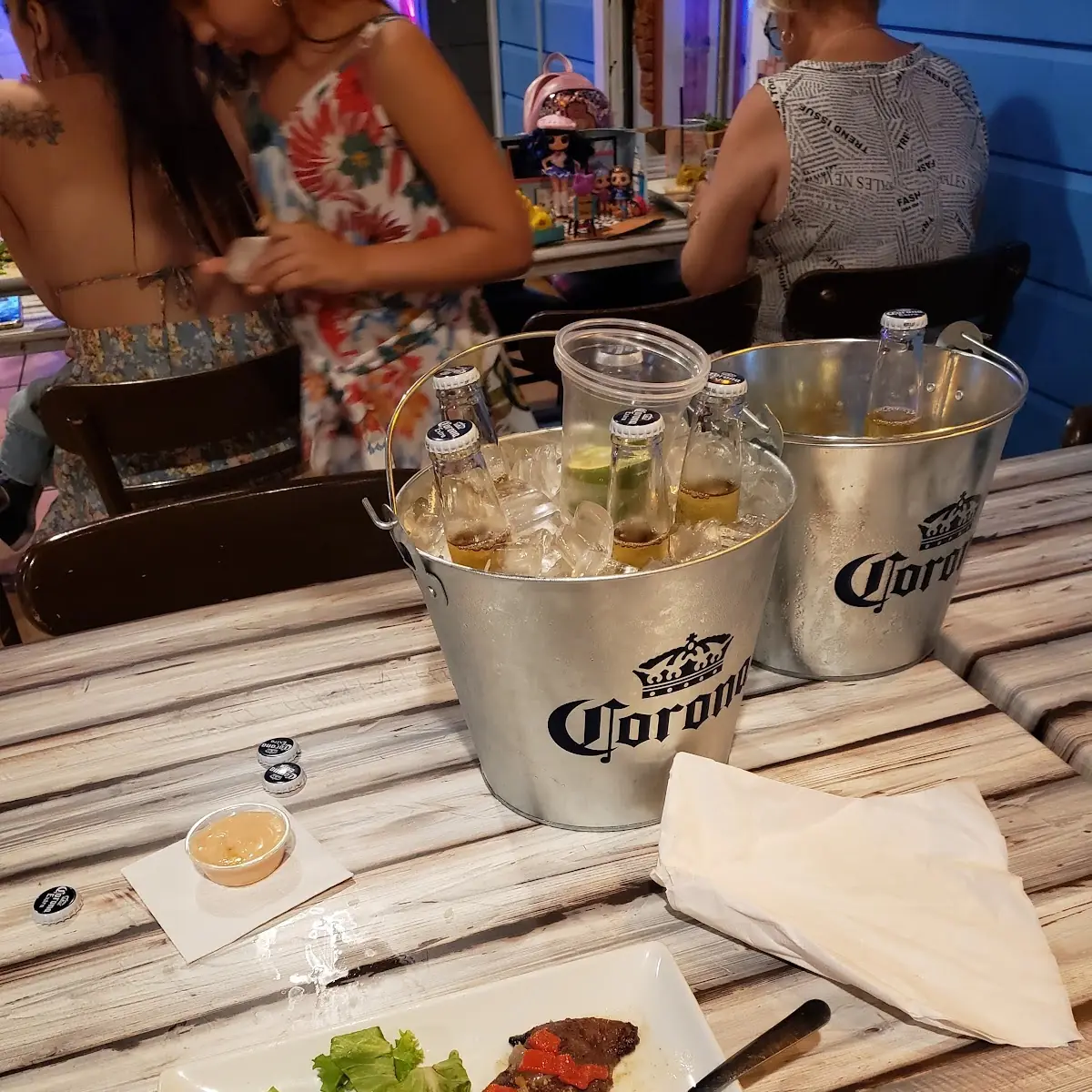 Churrasco Arroz Manposteao Y Corona Extra
