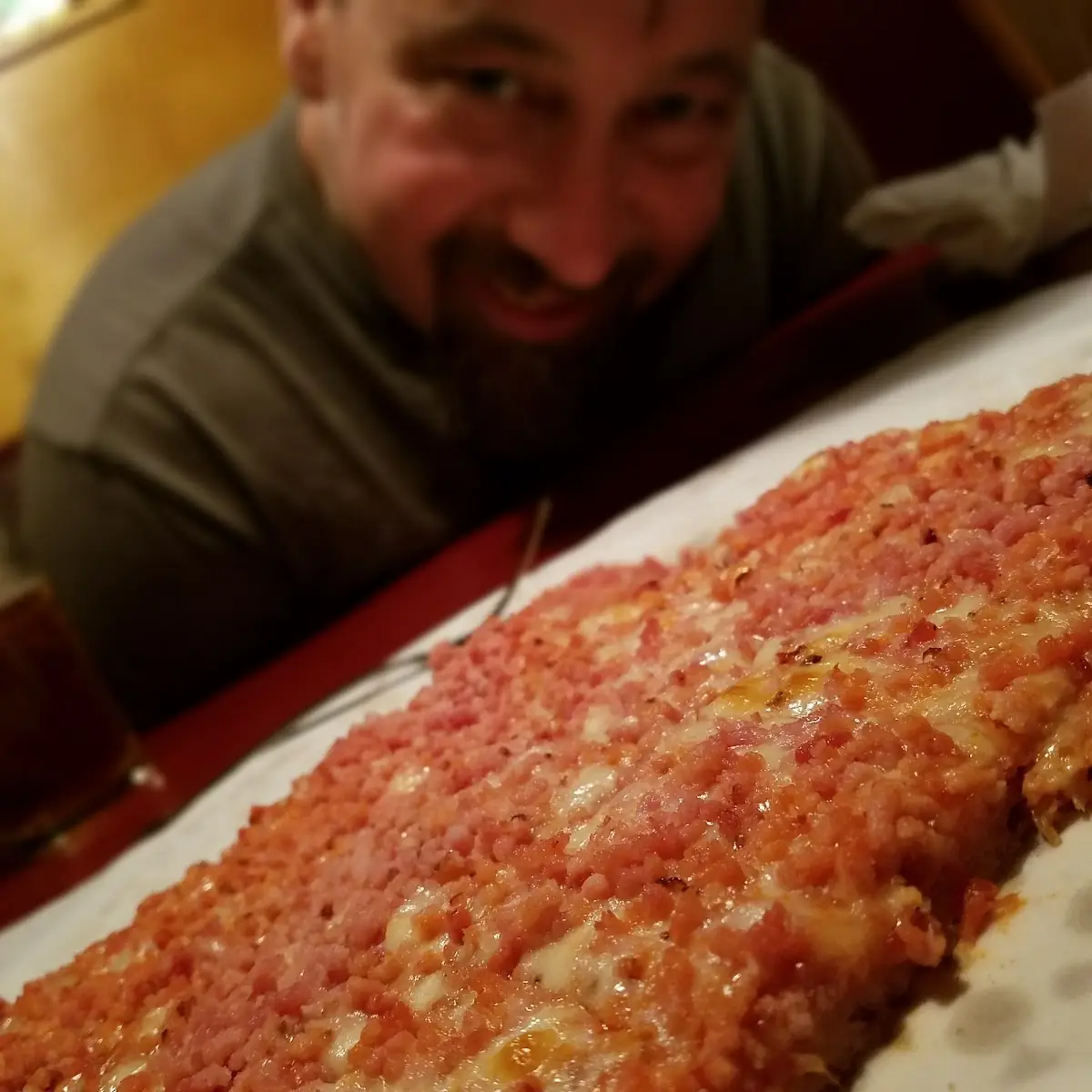 Ham and Cheese Pizza