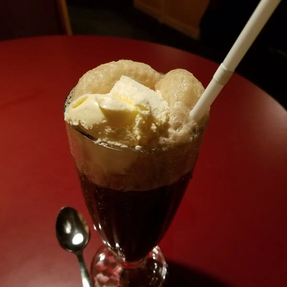 Point Root Beer and Vanilla Ice Cream