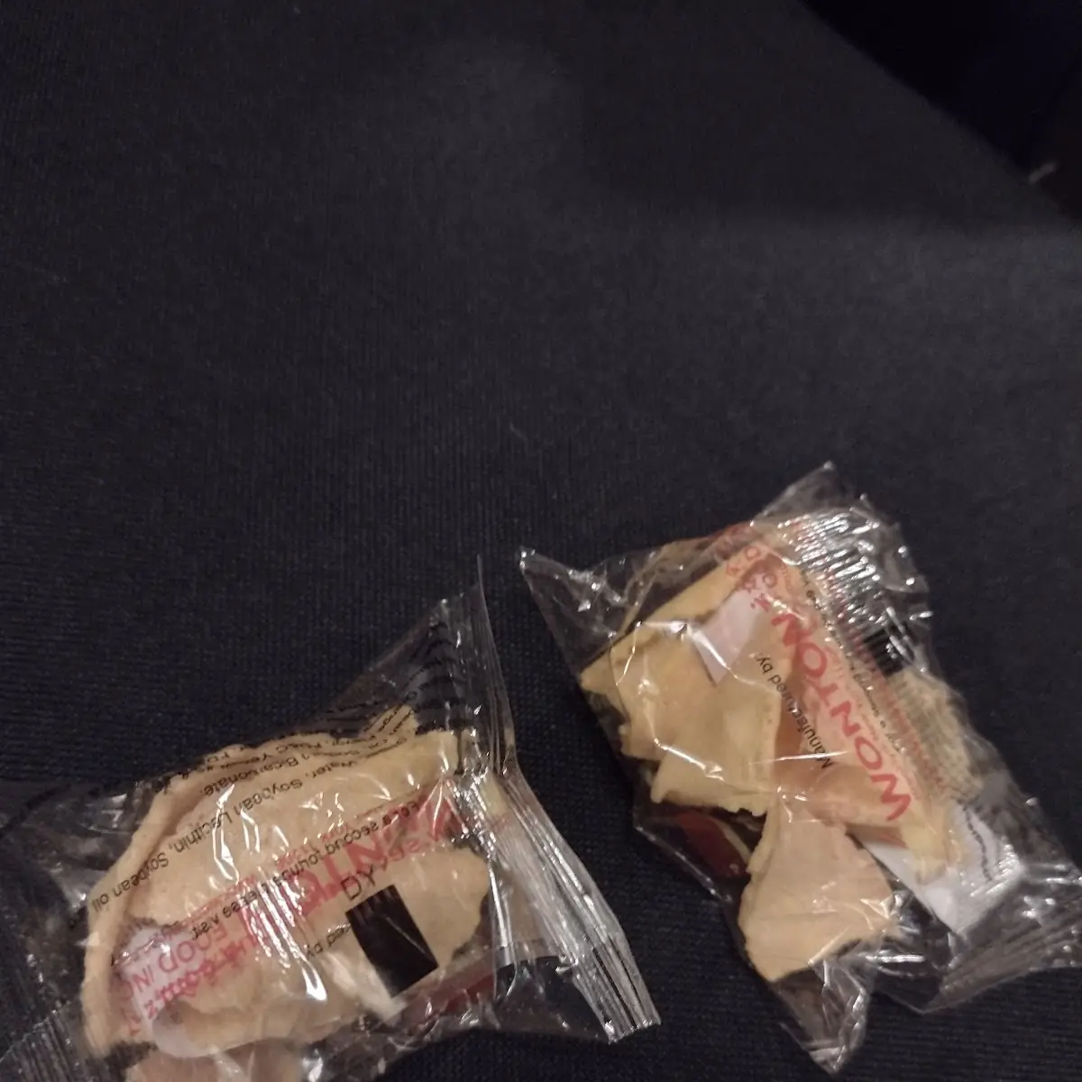 Smashed Fortune Cookies They Came That Way