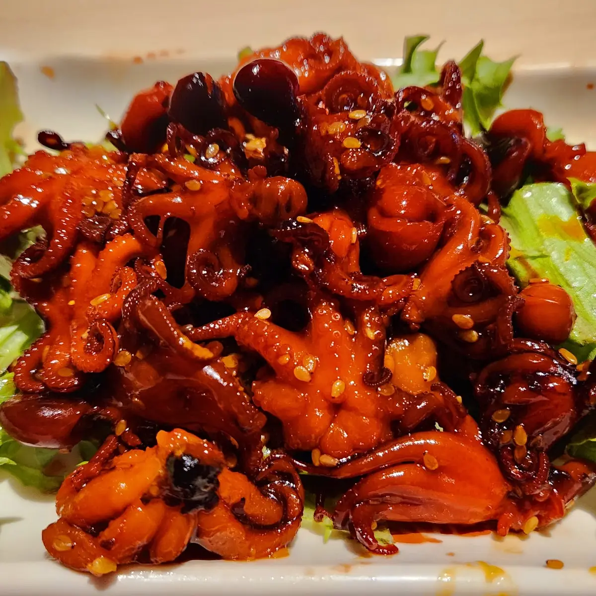 Baby Octopus Appetizer