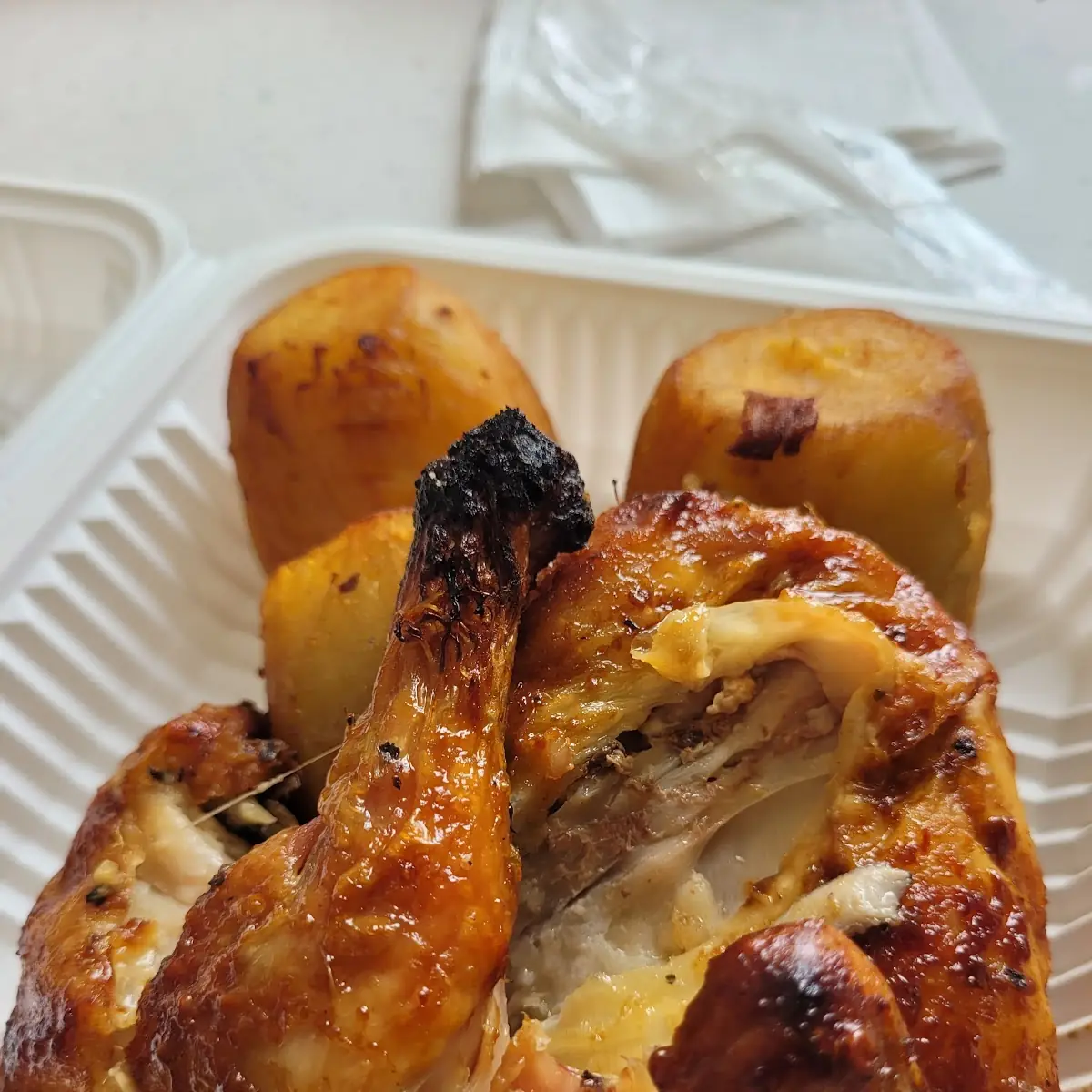 Pollo Asado Con Batata