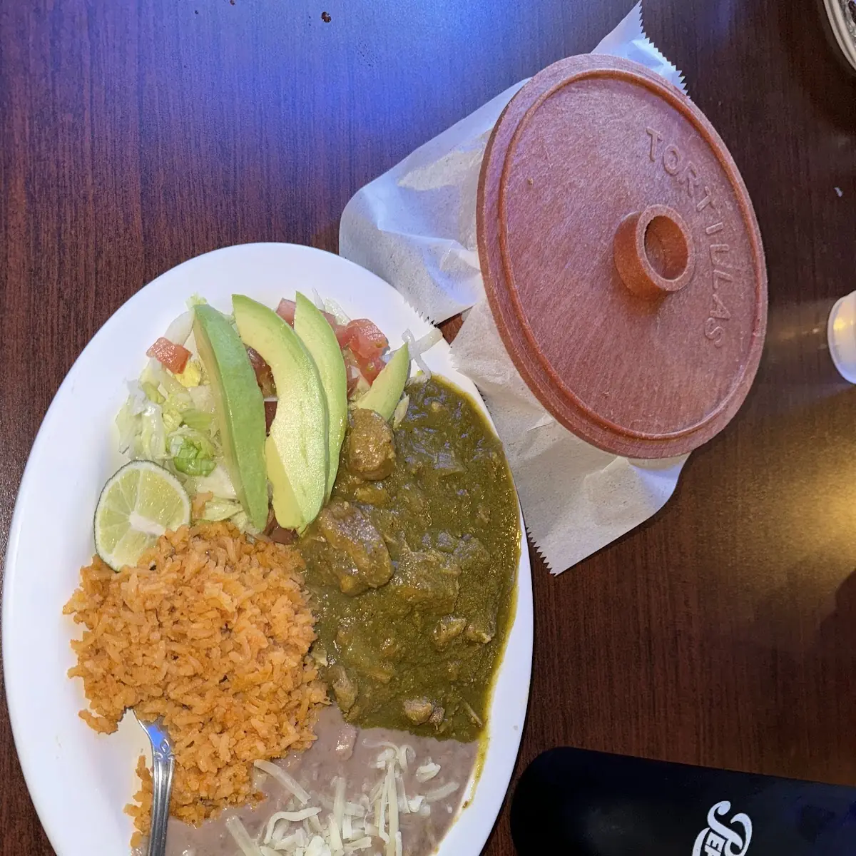 Chile Verde Plate