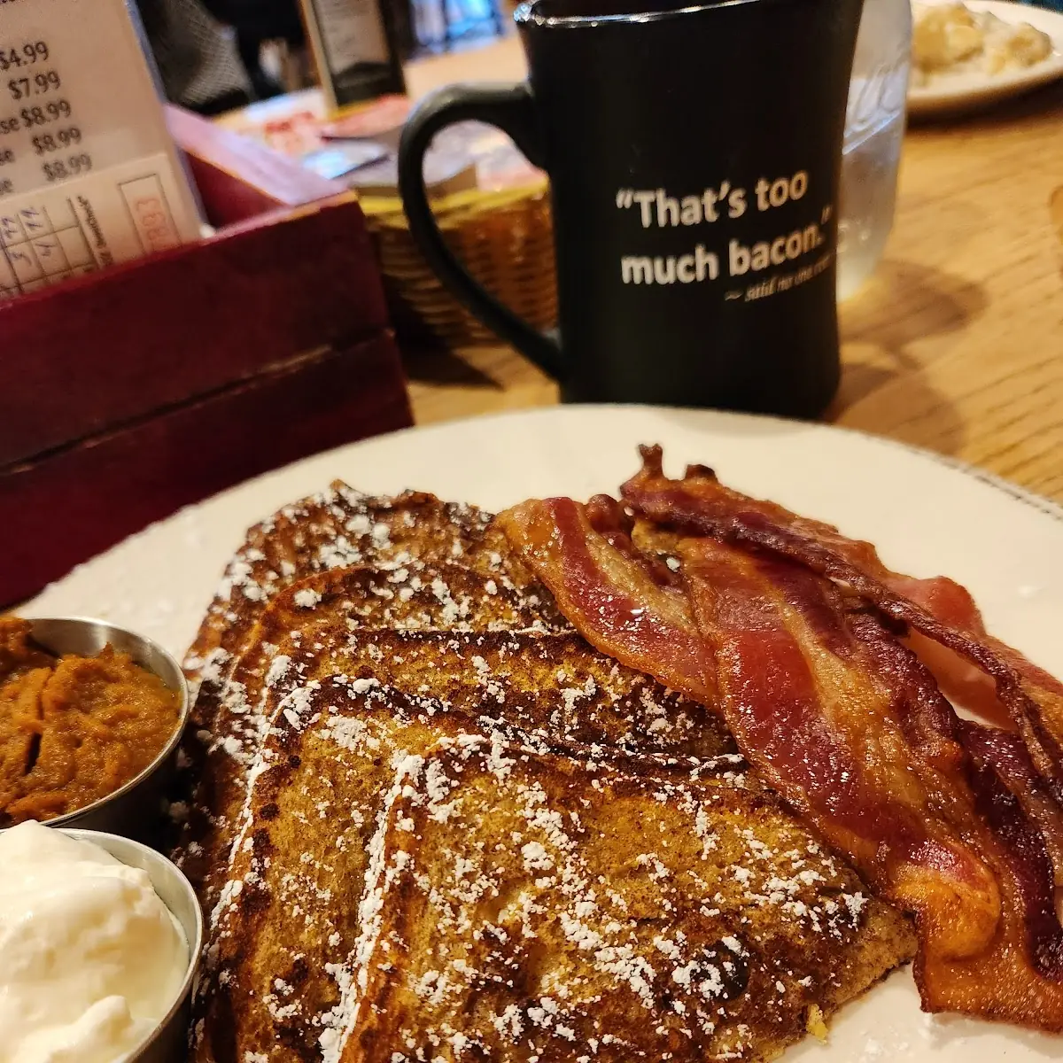 Pumpkin French Toast Special