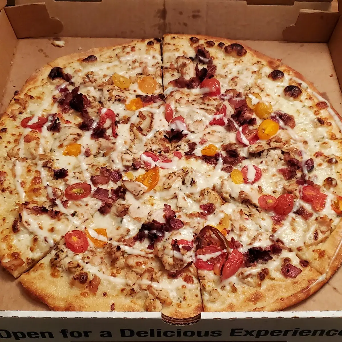 Chicken Bacon Ranch Pizza