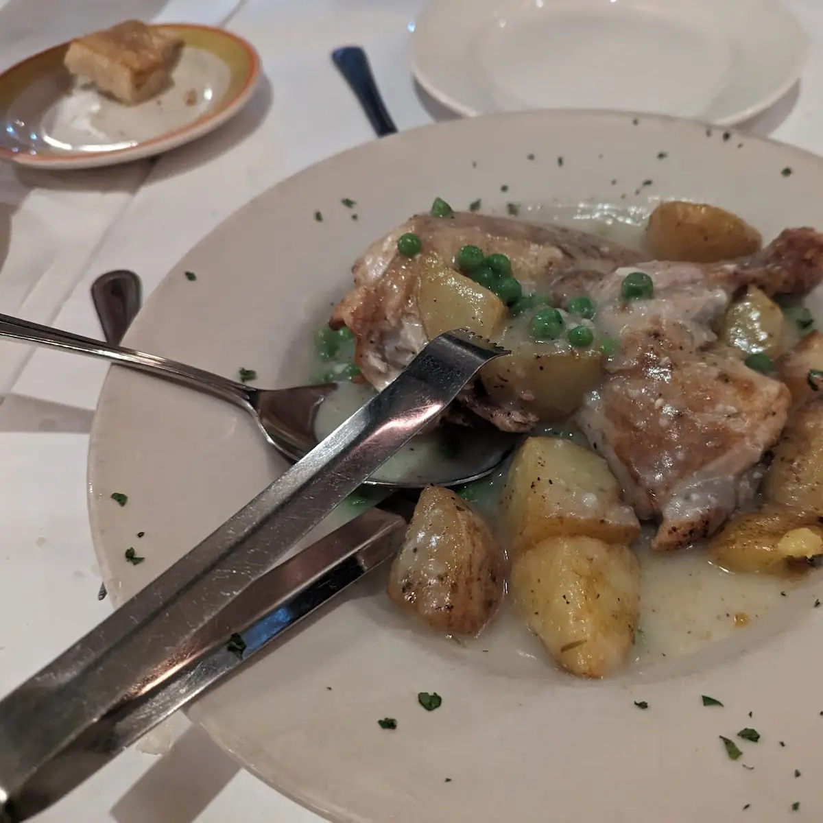 Roasted Chicken Vesuvio