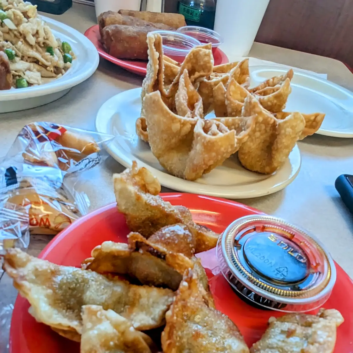Fried Dumplings and Crab Rangoon