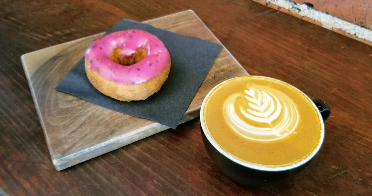 Cappuccino and Donut
