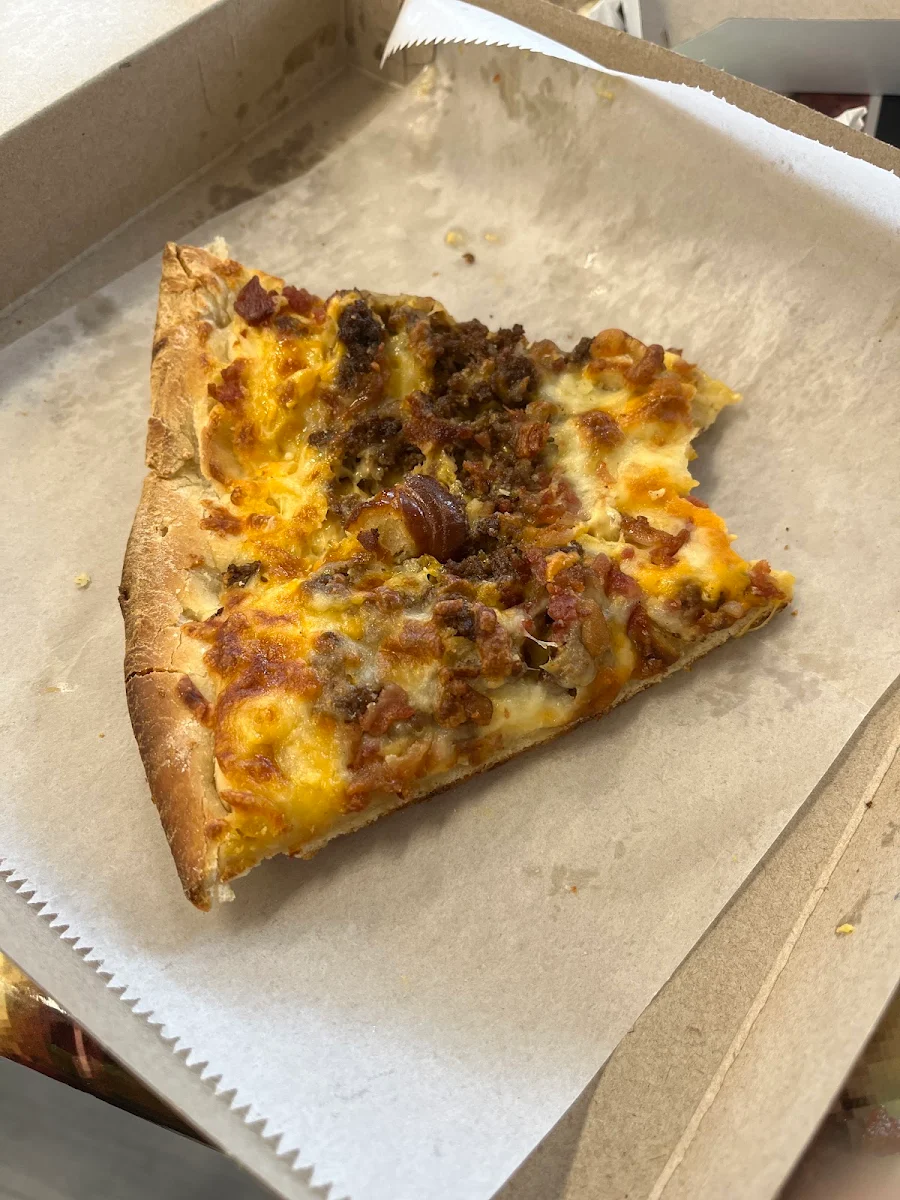 Bacon Cheddar Pizza Slice