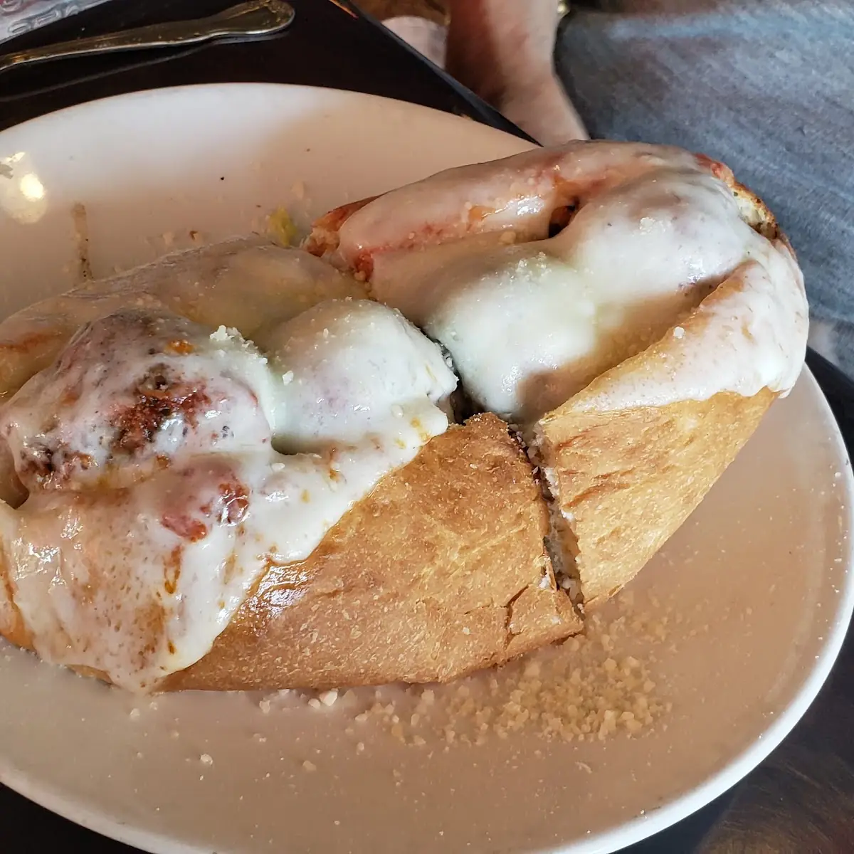 Meatball Parmigiana Sub