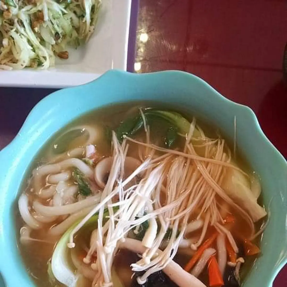 Mushroom Noodle Soup