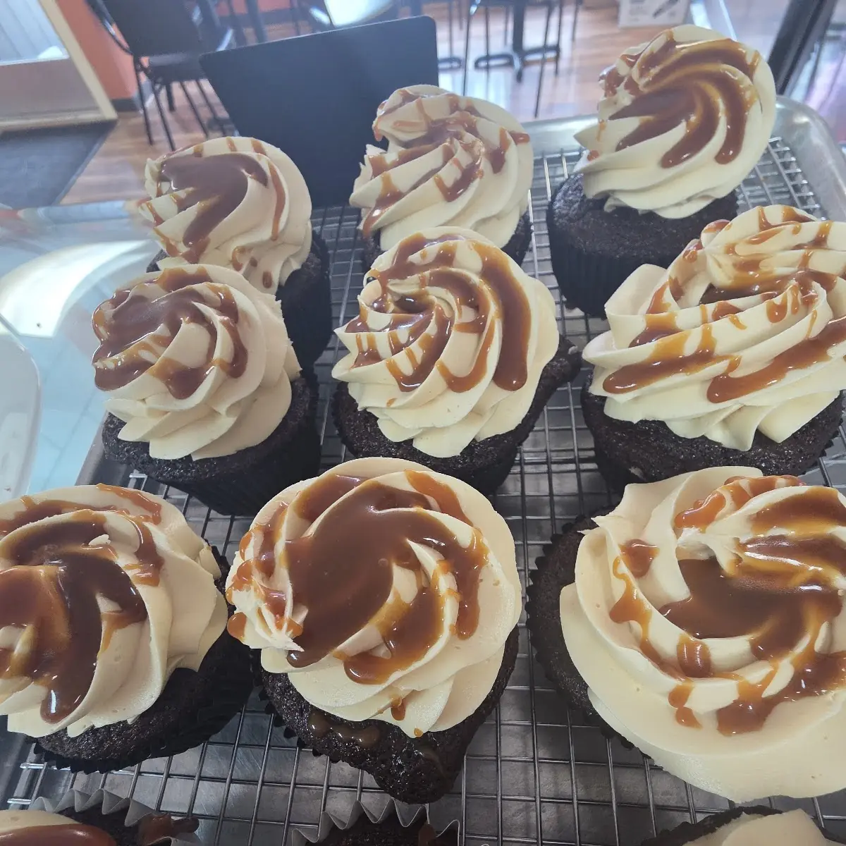 Salted Caramel Chocolate Cupcake