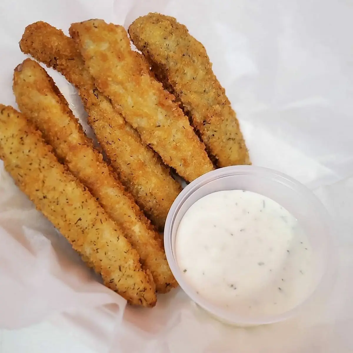 Fried Dill Pickles Spears