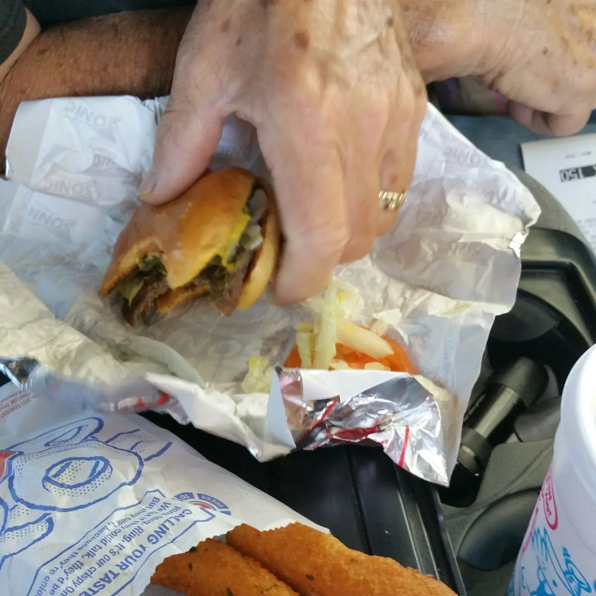 Hamburger Wacky Pack