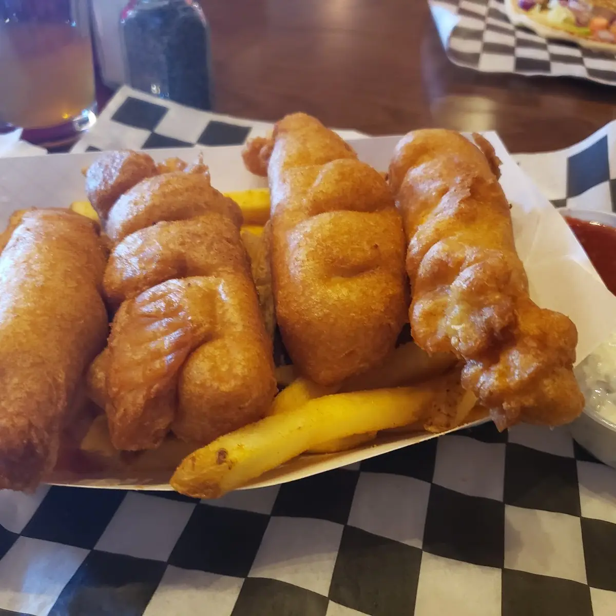 Crispy Battered Fish and Chips