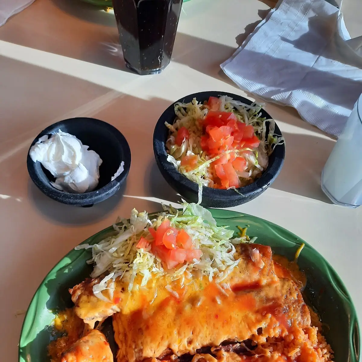Deep Fried Chicken Enchilada Value Meal 10