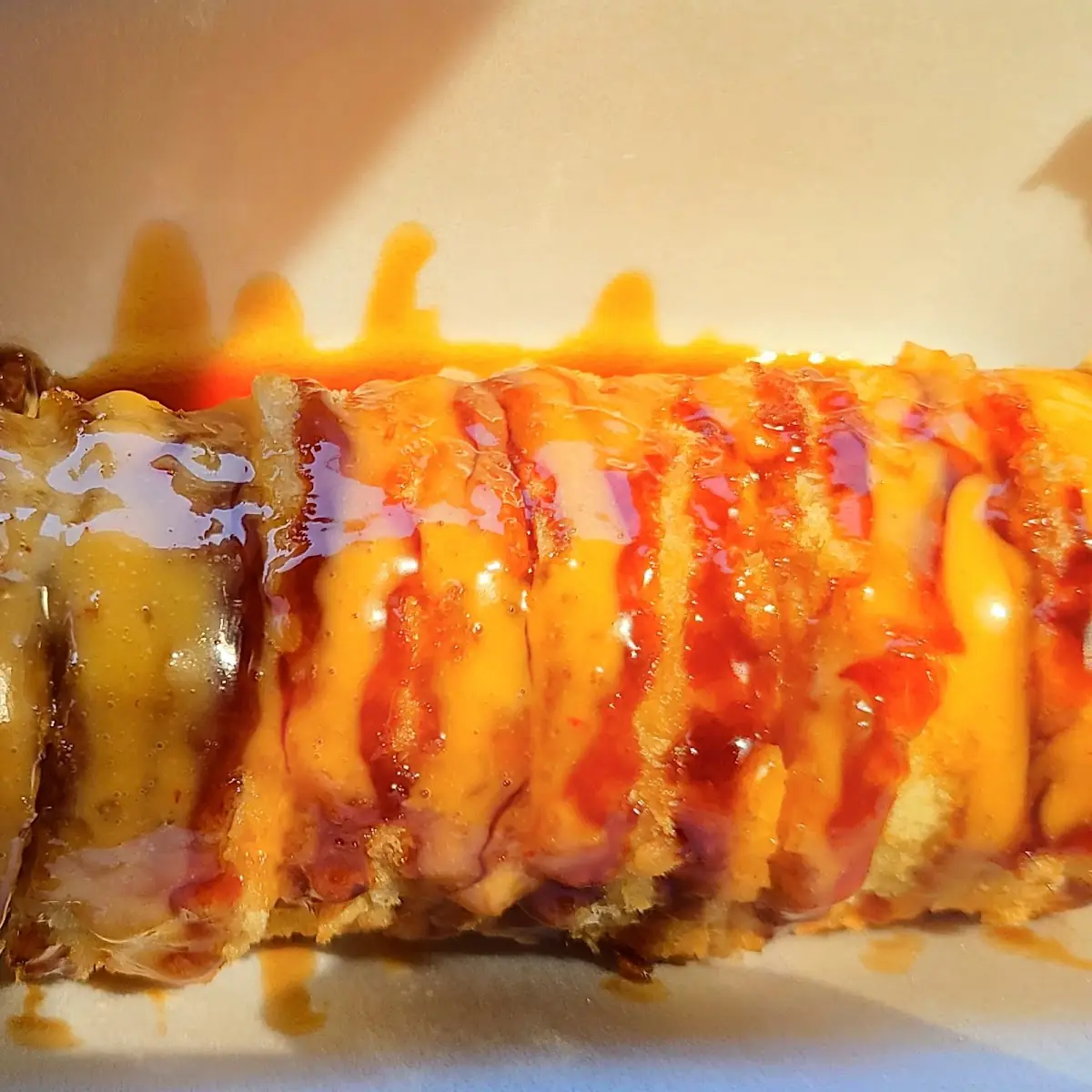Captain America Fried Sushi Roll