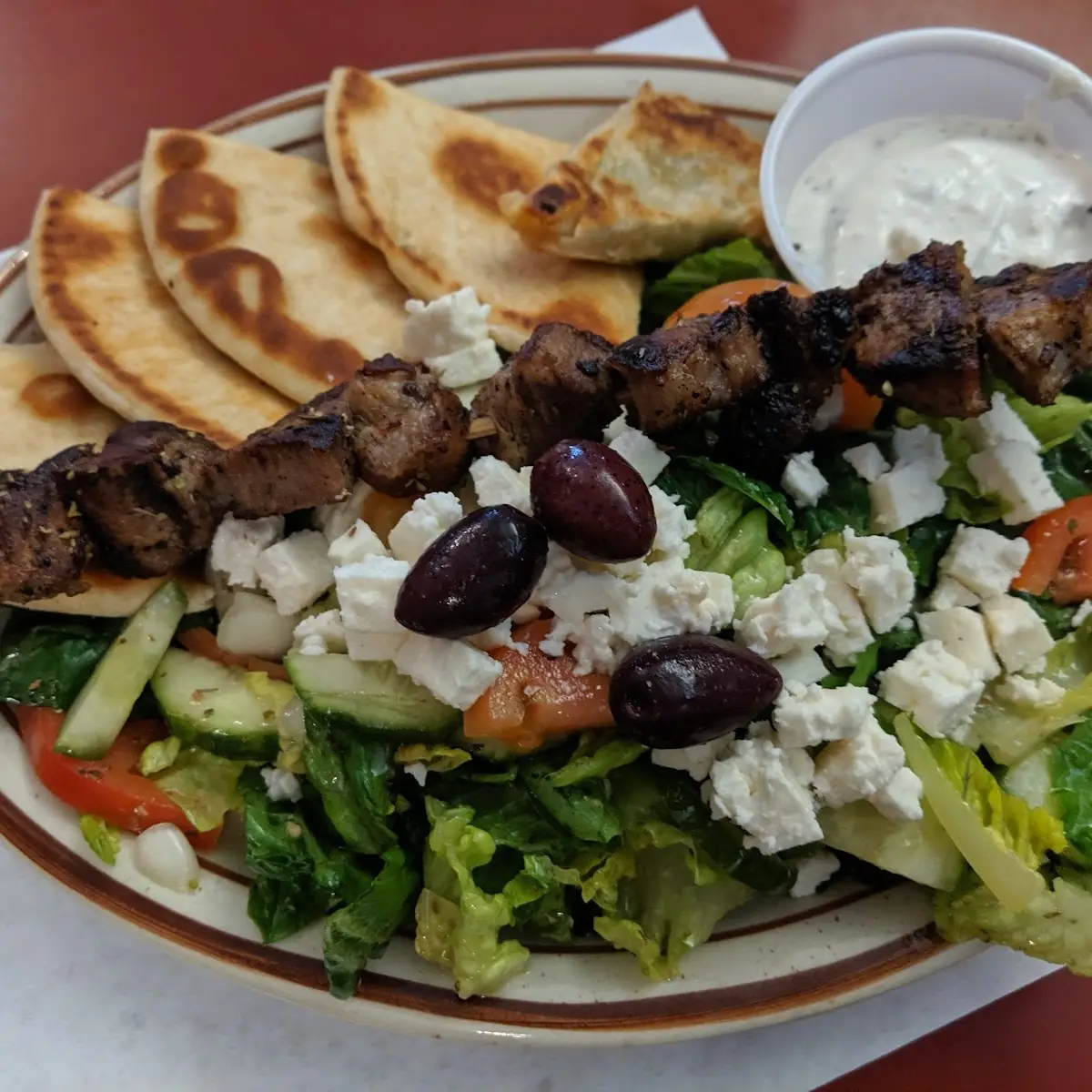 Souvlaki Lunch