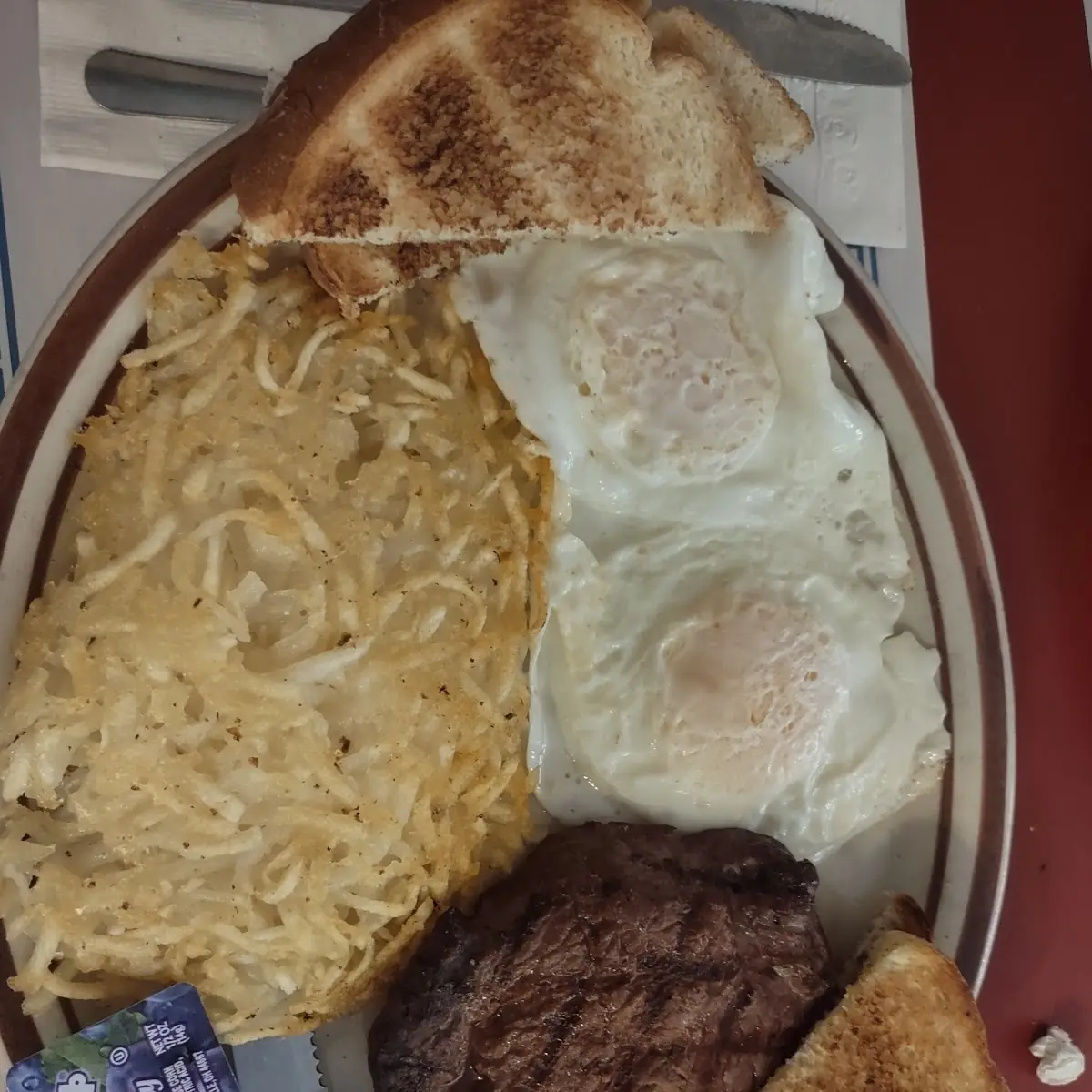 Steak and Eggs and Toast