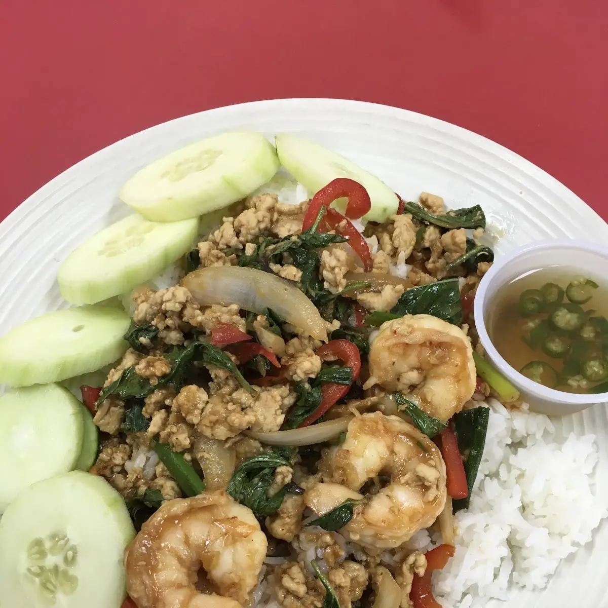 Pad Cha - Spicy Ginger Sauce